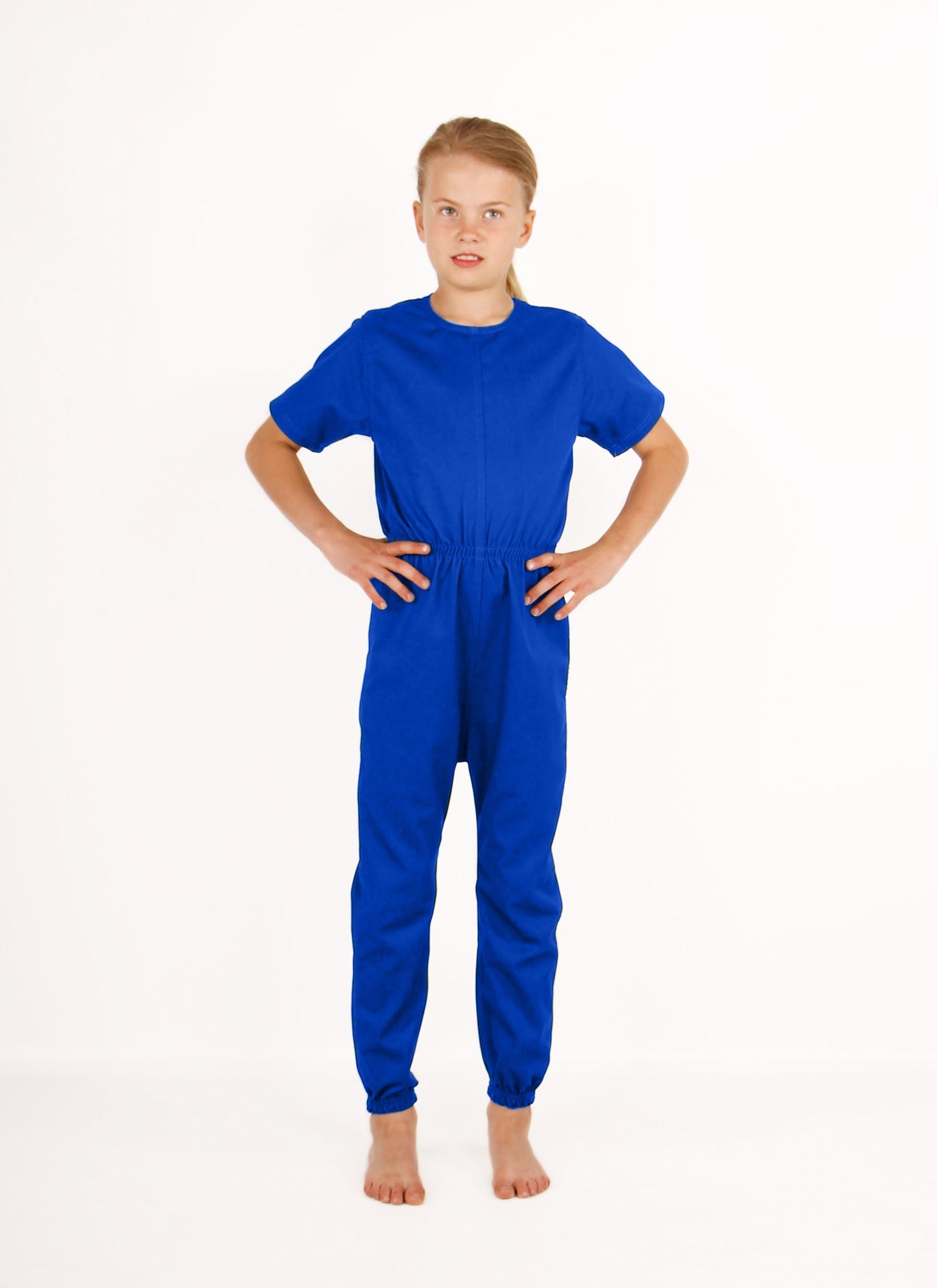 Children's High Durability/Rip resistant Bodysuit With Zip Up The Back-Ring Close (4022)