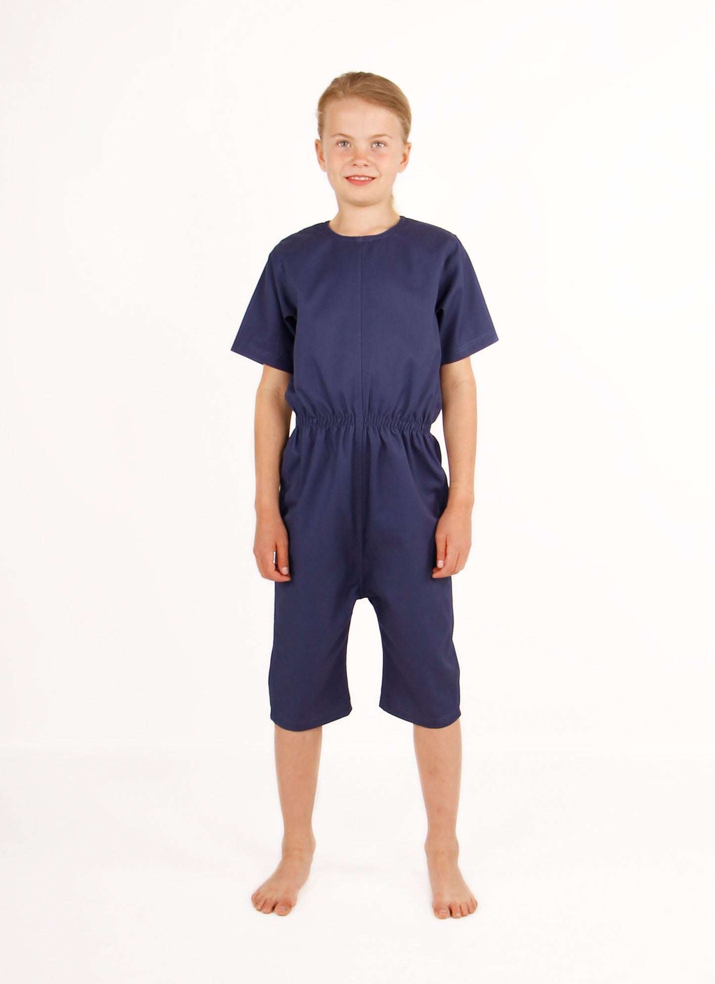 Children's High Durability/Rip resistant Bodysuit With Zip Up The Back-Ring Close (4022)