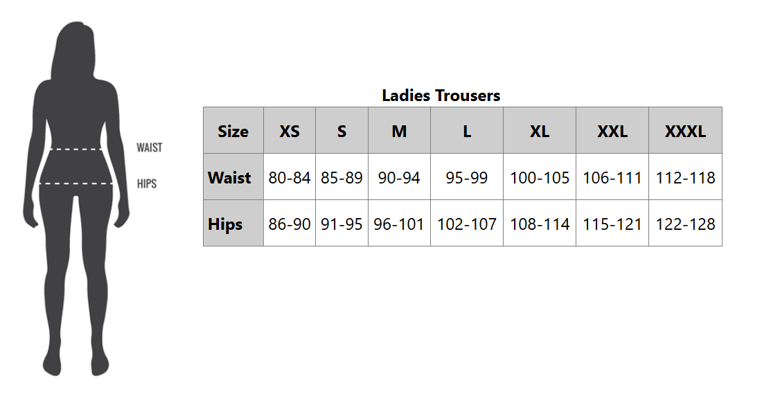 Ladies Full length Trousers with Side Zippers both sides (4191)