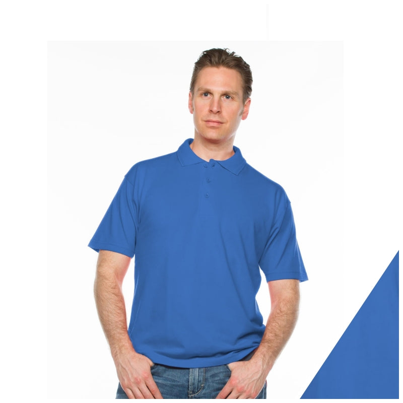 Men's Classic Polo Shirt with Full Back Opening ( 4251)