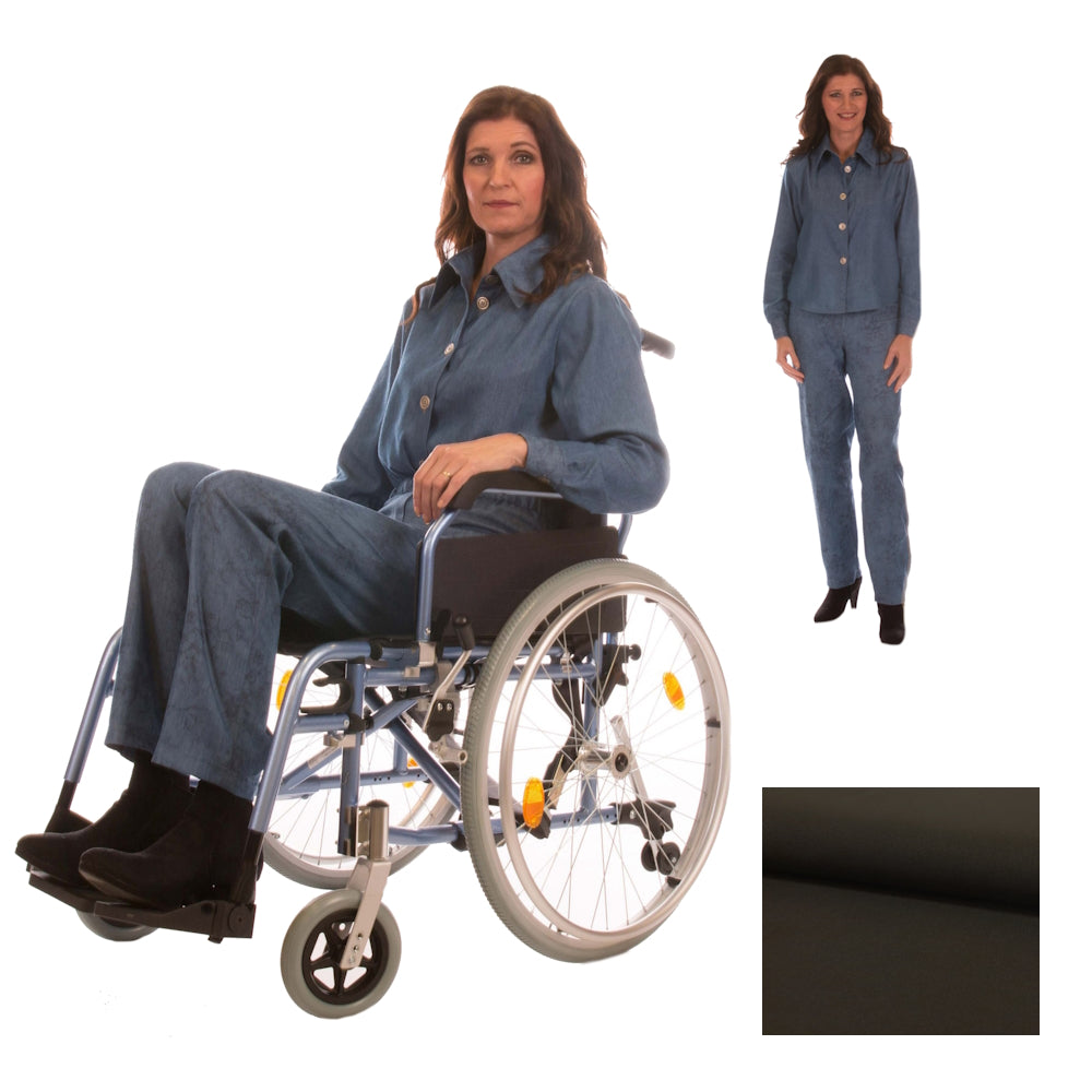 Ladies Full length Wheelchair Trousers with High Back (4192)