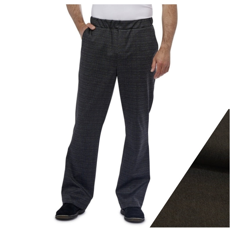 Men's Full length Trousers -Elasticated Waist (4295)