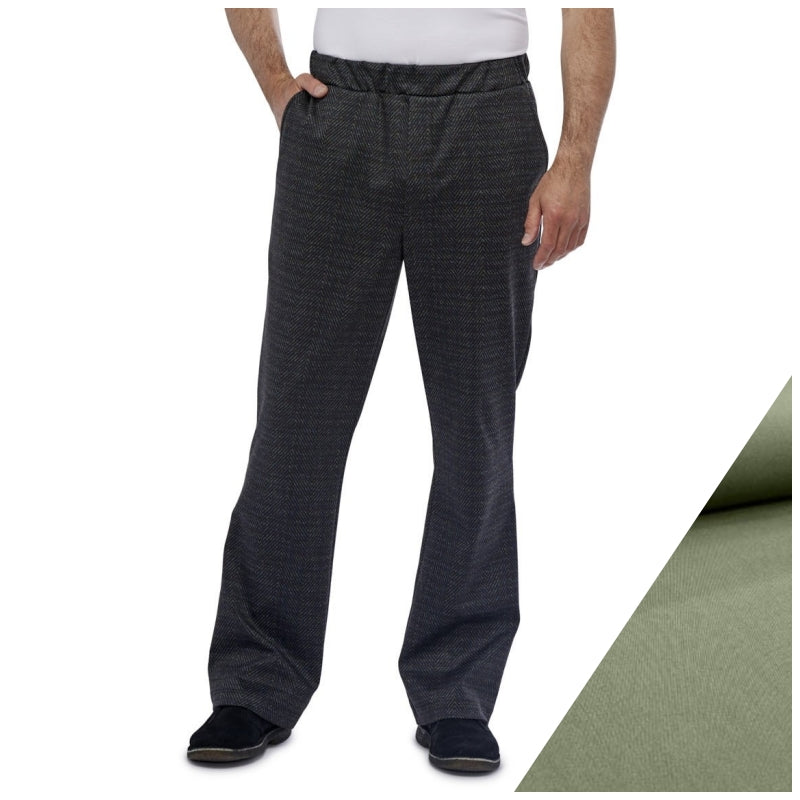 Slip-on men's trousers