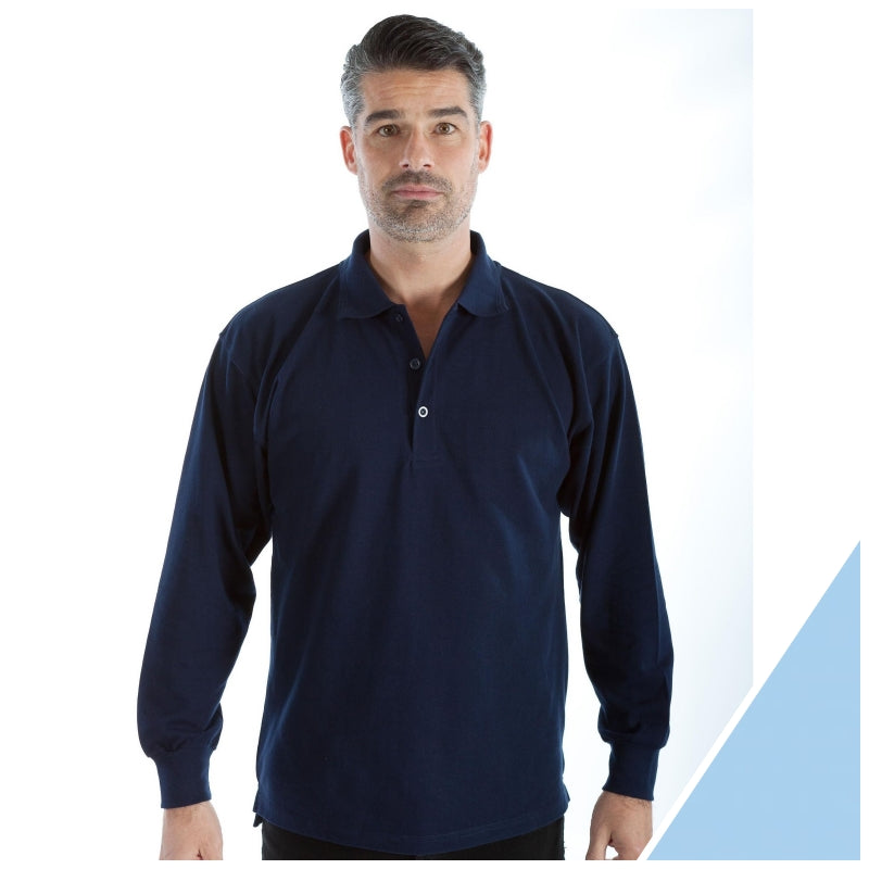 Men's Classic Polo Shirt with Full Back Opening ( 4251)