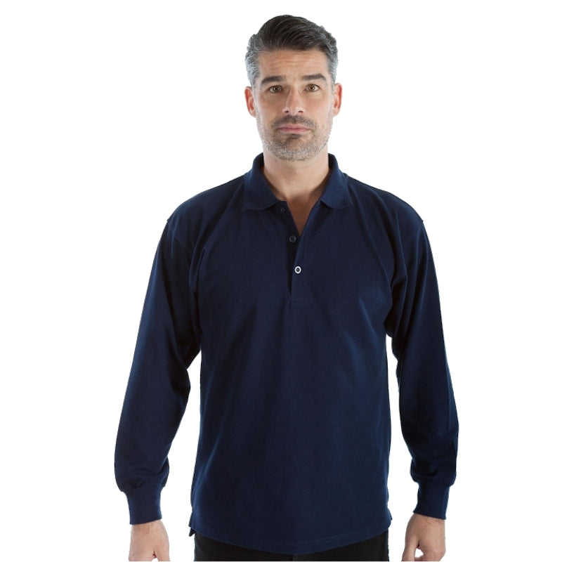 Men's Classic Polo Shirt with Full Back Opening ( 4251)