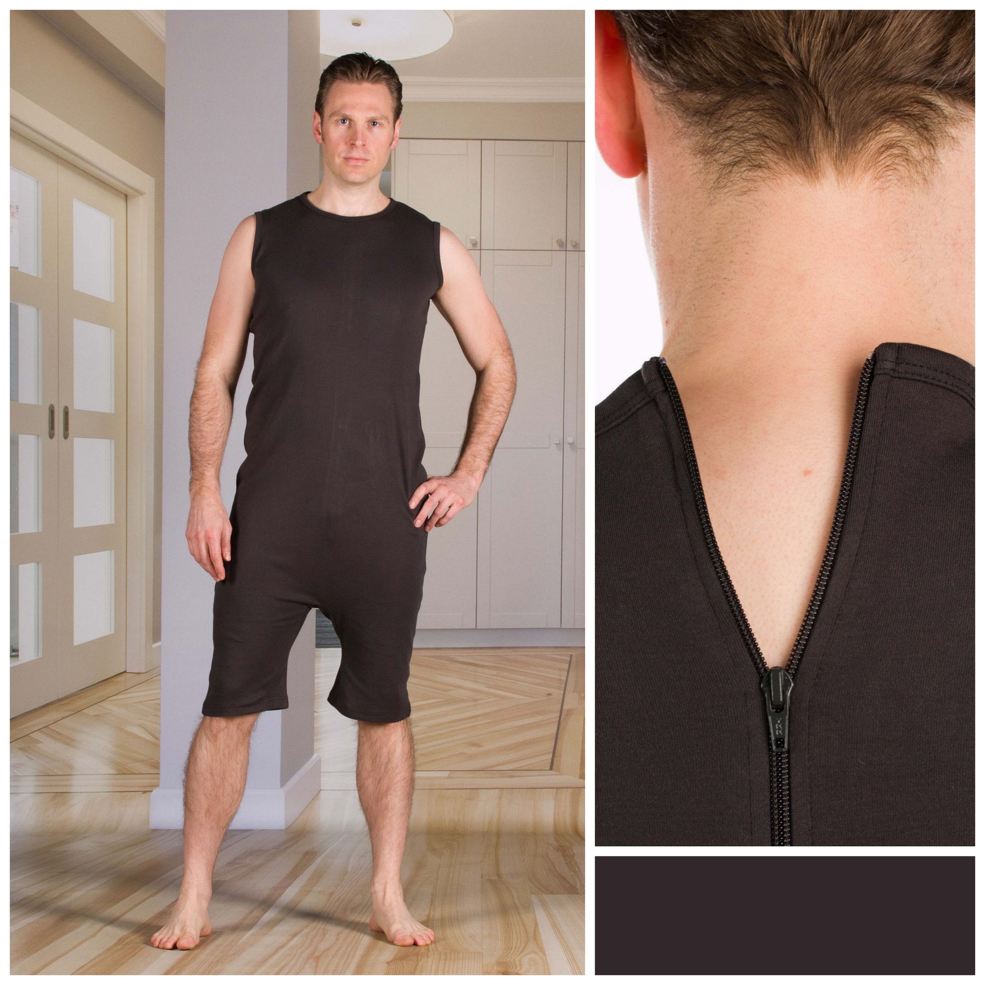 Adaptive Unisex Bodysuit: Sleeveless with no Leggings (4321) – MEDORIS